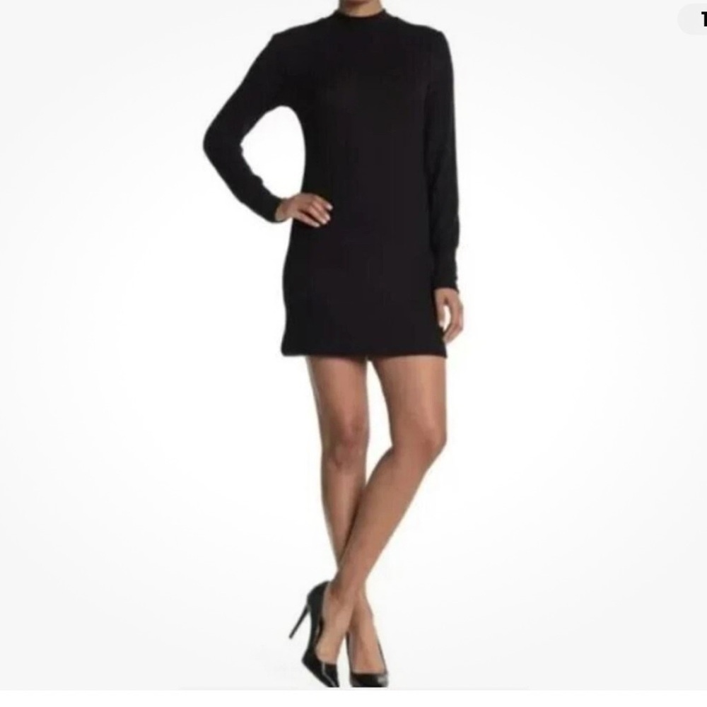 Abound Cozy Mock Neck Long Sleeve Knit Mini Dress Size XL